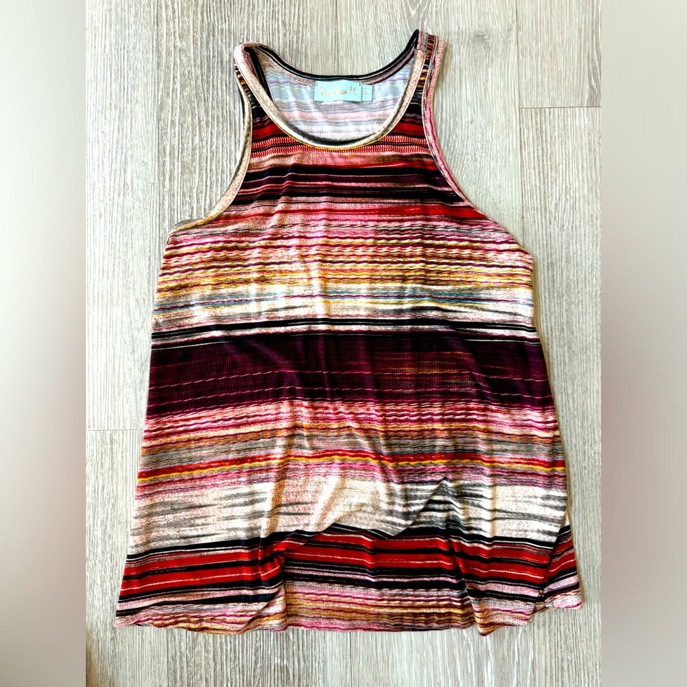 Veronica M striped tank size small
